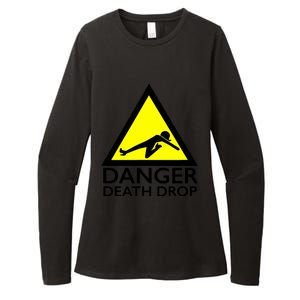 Danger Death Drop Womens CVC Long Sleeve Shirt