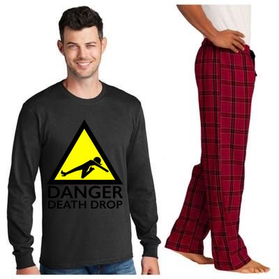 Danger Death Drop Long Sleeve Pajama Set