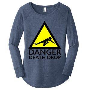 Danger Death Drop Women's Perfect Tri Tunic Long Sleeve Shirt