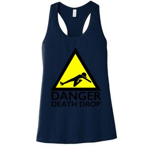 Danger Death Drop Women's Racerback Tank