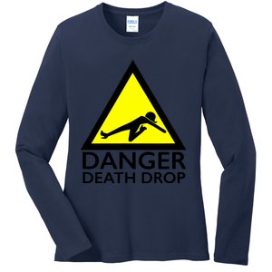 Danger Death Drop Ladies Long Sleeve Shirt