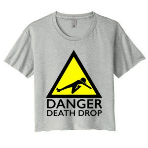 Danger Death Drop Women's Crop Top Tee