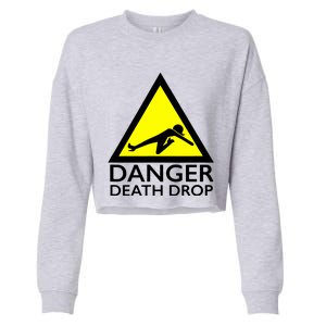 Danger Death Drop Cropped Pullover Crew