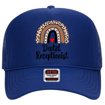 Dentistry Dentist Dental Receptionist Dental Squad Hygienist Funny Gift High Crown Mesh Back Trucker Hat