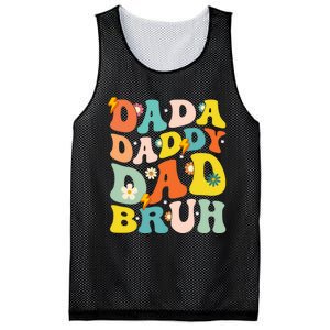 Dada Daddy Dad Bruh FatherS Day 2024 Gifts Mesh Reversible Basketball Jersey Tank