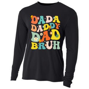 Dada Daddy Dad Bruh FatherS Day 2024 Gifts Cooling Performance Long Sleeve Crew