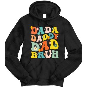 Dada Daddy Dad Bruh FatherS Day 2024 Gifts Tie Dye Hoodie