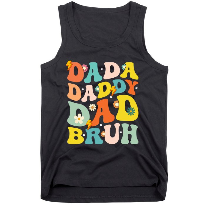 Dada Daddy Dad Bruh FatherS Day 2024 Gifts Tank Top