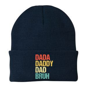 Dada Daddy Dad Bruh Knit Cap Winter Beanie