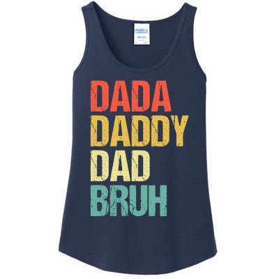 Dada Daddy Dad Bruh Ladies Essential Tank