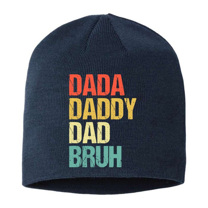 Dada Daddy Dad Bruh Sustainable Beanie