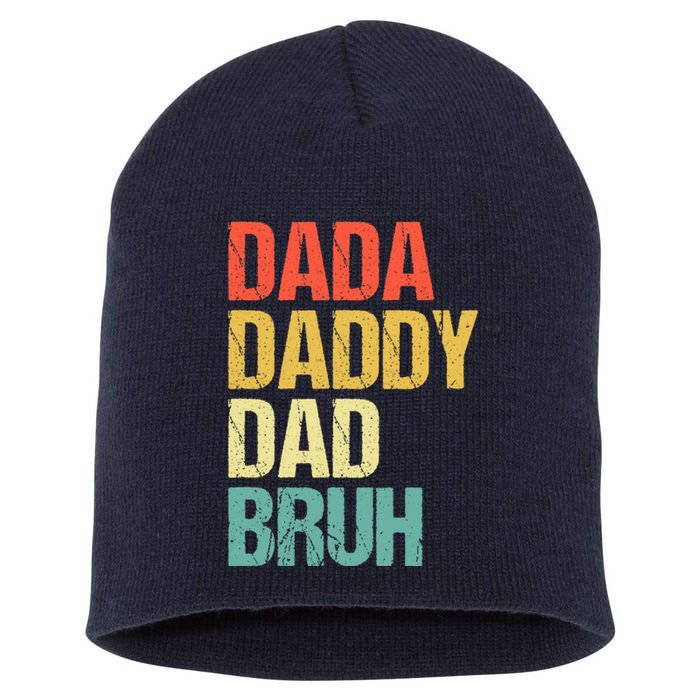 Dada Daddy Dad Bruh Short Acrylic Beanie