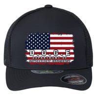 D.O.G.E. Doge Department Patriotic Office Worker Design Flexfit Unipanel Trucker Cap
