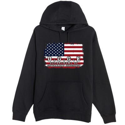 D.O.G.E. Doge Department Patriotic Office Worker Design Premium Pullover Hoodie