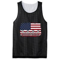 D.O.G.E. Doge Department Patriotic Office Worker Design Mesh Reversible Basketball Jersey Tank