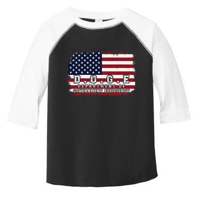 D.O.G.E. Doge Department Patriotic Office Worker Design Toddler Fine Jersey T-Shirt