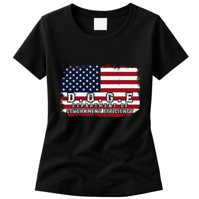 D.O.G.E. Doge Department Patriotic Office Worker Design Womens T-Shirt