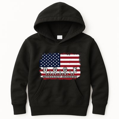 D.O.G.E. Doge Department Patriotic Office Worker Design Kids Hoodie
