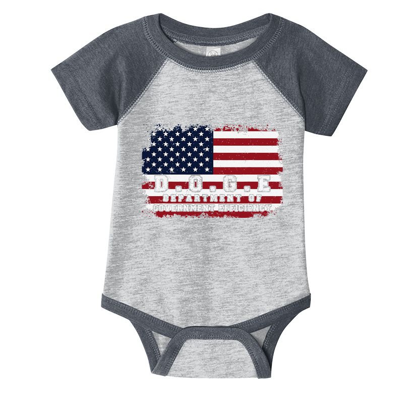 D.O.G.E. Doge Department Patriotic Office Worker Design Infant Baby Jersey Bodysuit