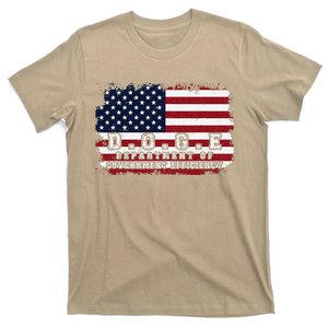 D.O.G.E. Doge Department Patriotic Office Worker Design T-Shirt