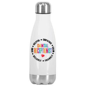 Dentistry Dentist Dental Receptionist Dental Squad Hygienist Gift Stainless Steel Insulated Water Bottle