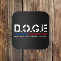 Doge D.O.G.E. Department Of Government Efficiency Coaster