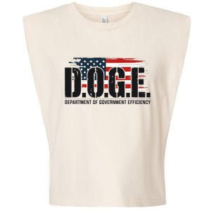 D.O.G.E Doge Department Of Government Efficiency Garment-Dyed Women's Muscle Tee