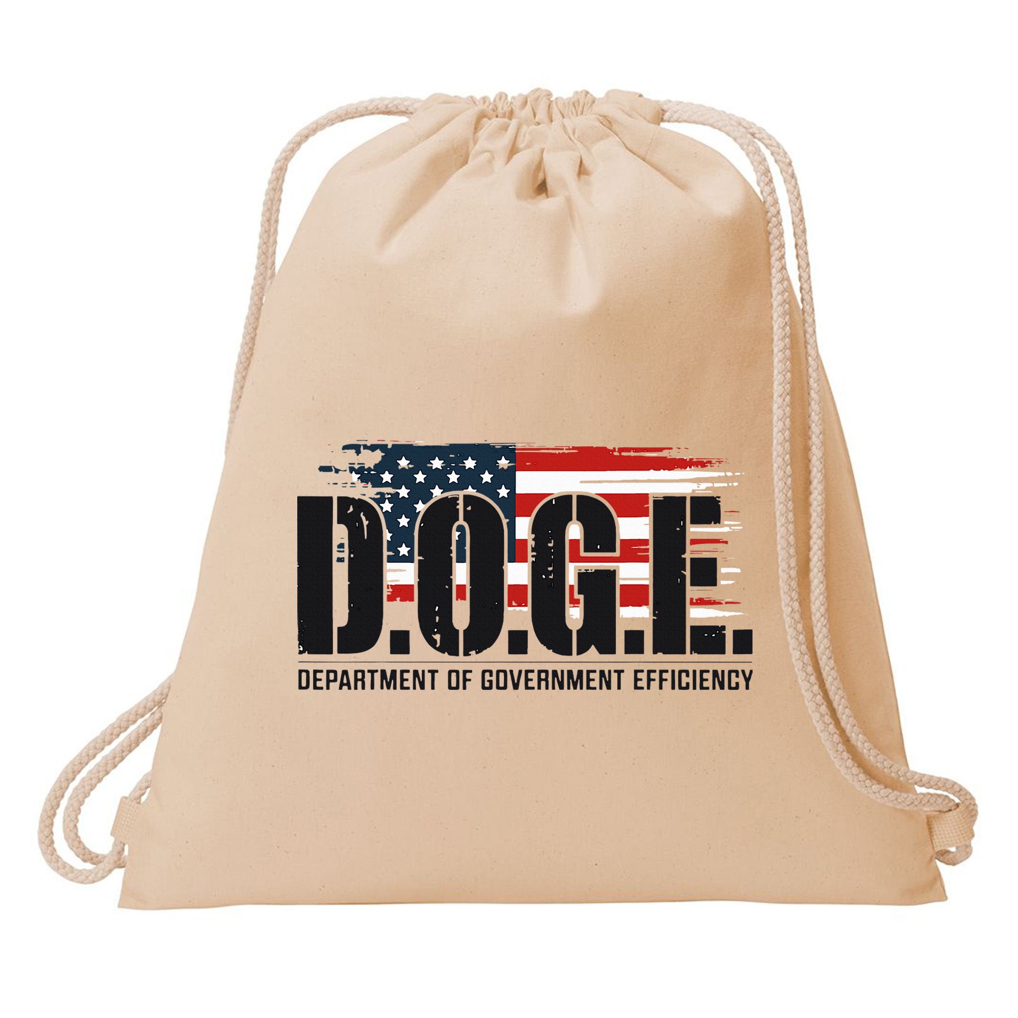 D.O.G.E Doge Department Of Government Efficiency Drawstring Bag