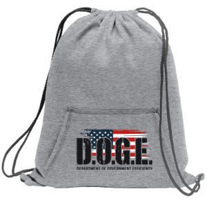 D.O.G.E Doge Department Of Government Efficiency Sweatshirt Cinch Pack Bag