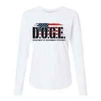 D.O.G.E Doge Department Of Government Efficiency Womens Cotton Relaxed Long Sleeve T-Shirt