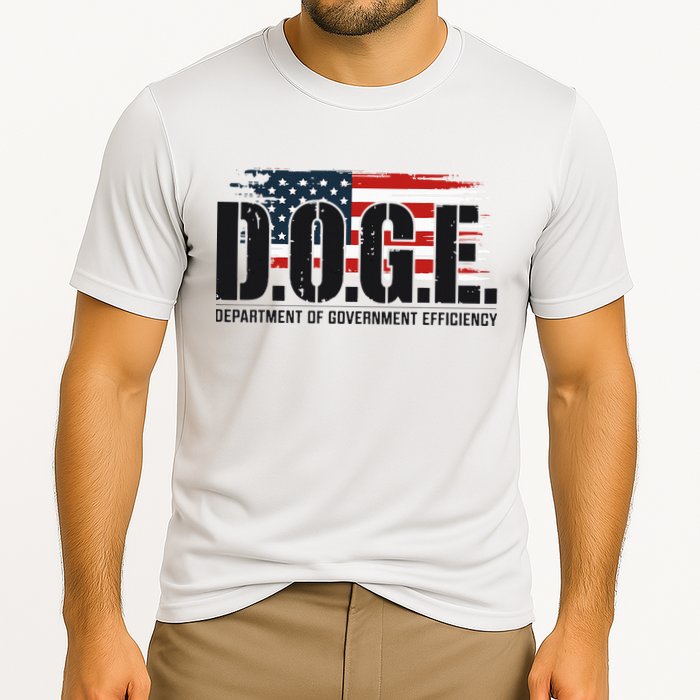 D.O.G.E Doge Department Of Government Efficiency Cooling Performance Crew T-Shirt