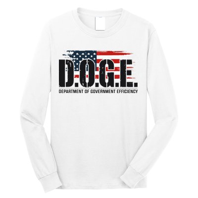D.O.G.E Doge Department Of Government Efficiency Long Sleeve Shirt