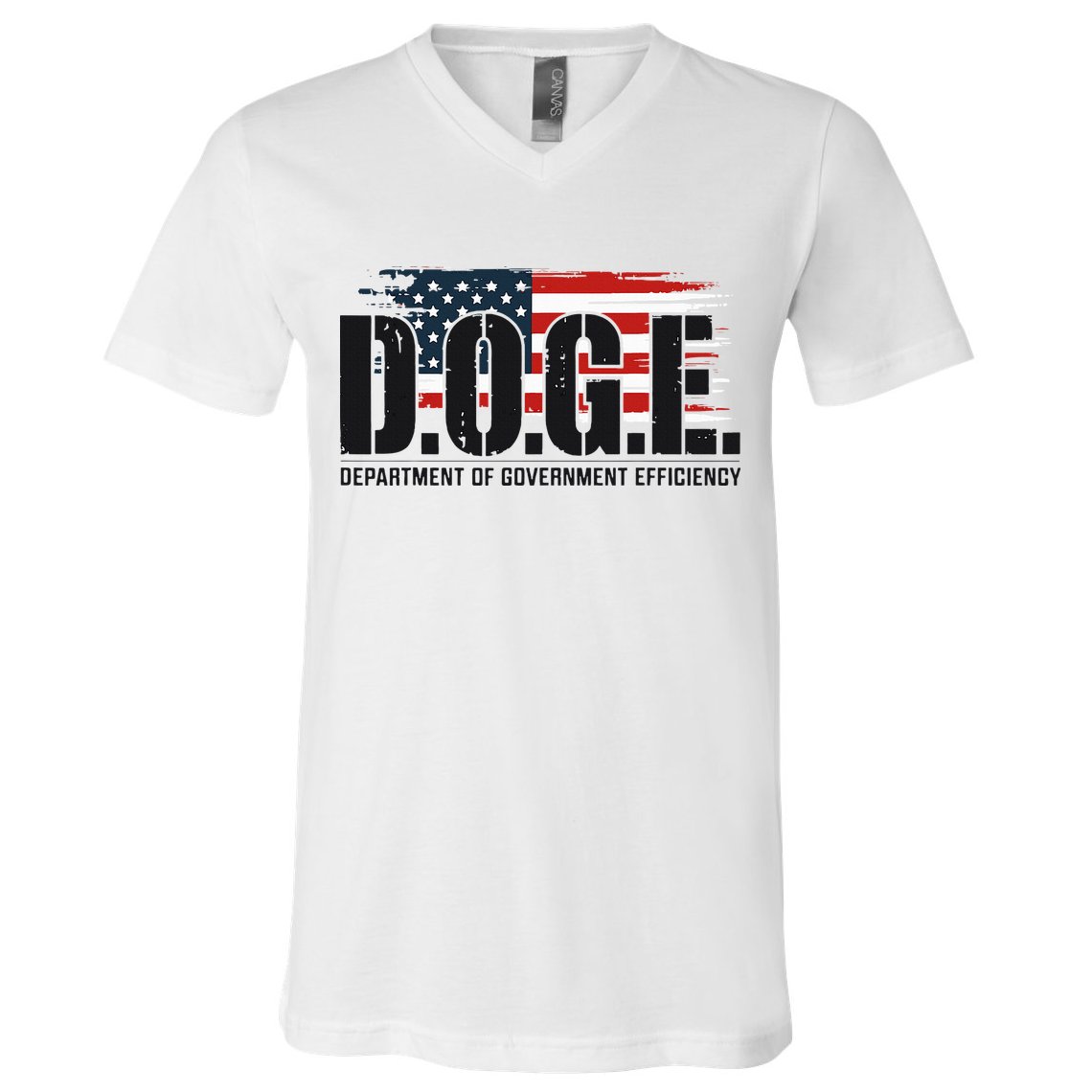 D.O.G.E Doge Department Of Government Efficiency V-Neck T-Shirt
