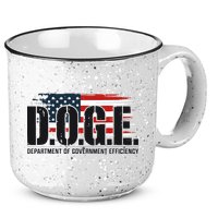 D.O.G.E Doge Department Of Government Efficiency 15oz Campfire Ceramic Mug