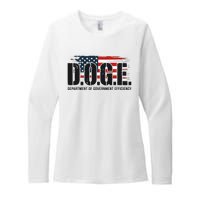 D.O.G.E Doge Department Of Government Efficiency Womens CVC Long Sleeve Shirt