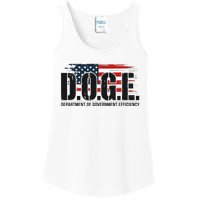 D.O.G.E Doge Department Of Government Efficiency Ladies Essential Tank