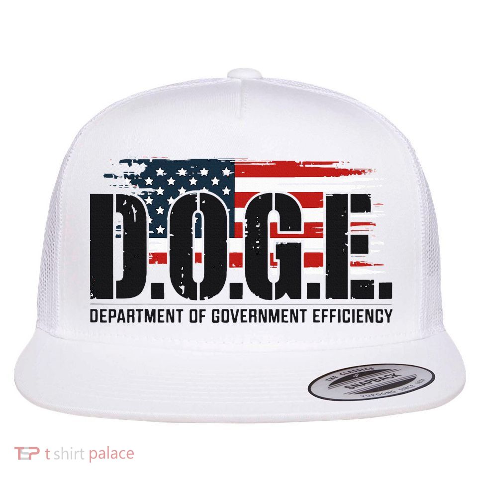 D.O.G.E Doge Department Of Government Efficiency Flatbill Hat