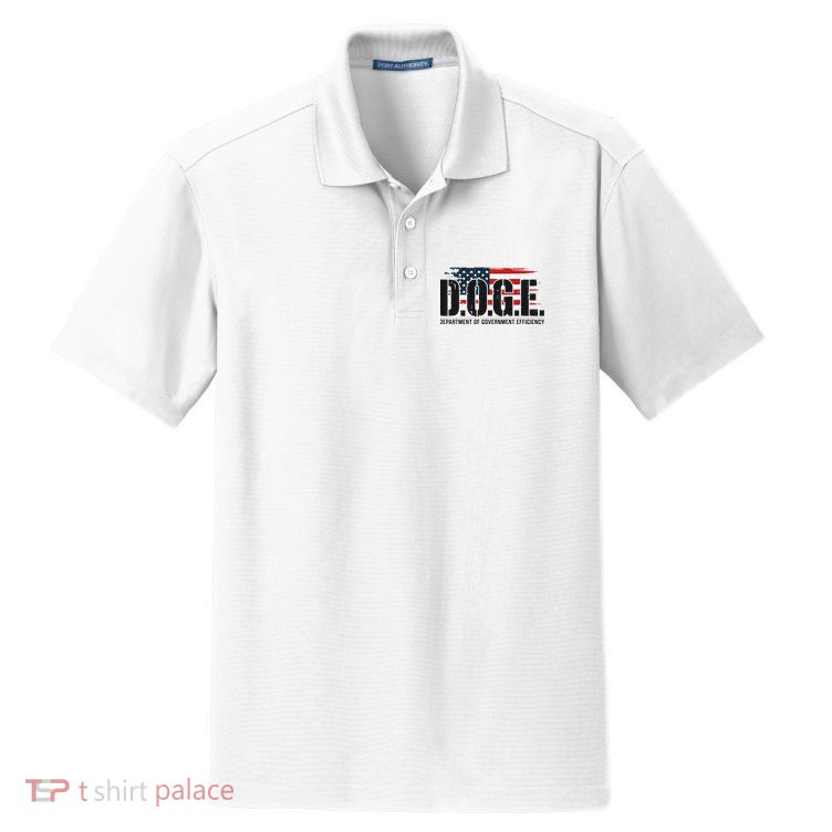D.O.G.E Doge Department Of Government Efficiency Dry Zone Grid Polo