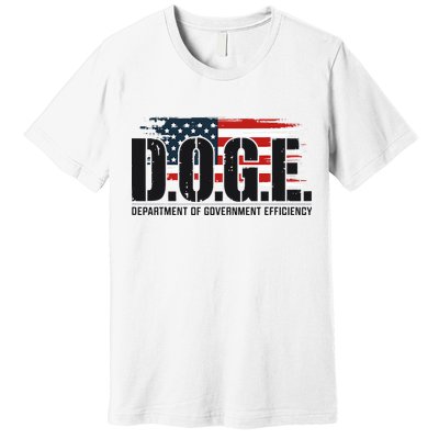 D.O.G.E Doge Department Of Government Efficiency Premium T-Shirt