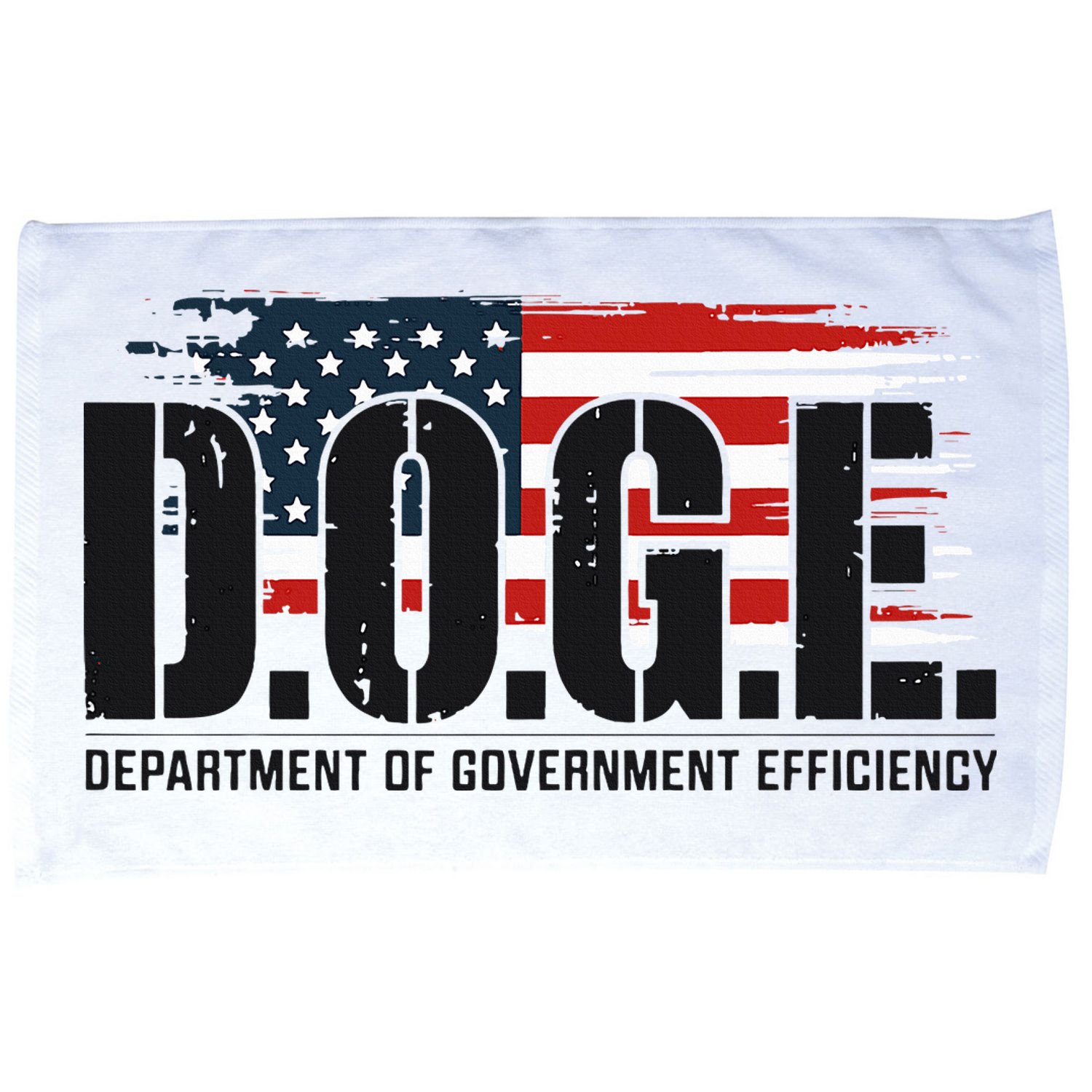 D.O.G.E Doge Department Of Government Efficiency Microfiber Hand Towel