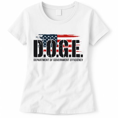 D.O.G.E Doge Department Of Government Efficiency Womens T-Shirt