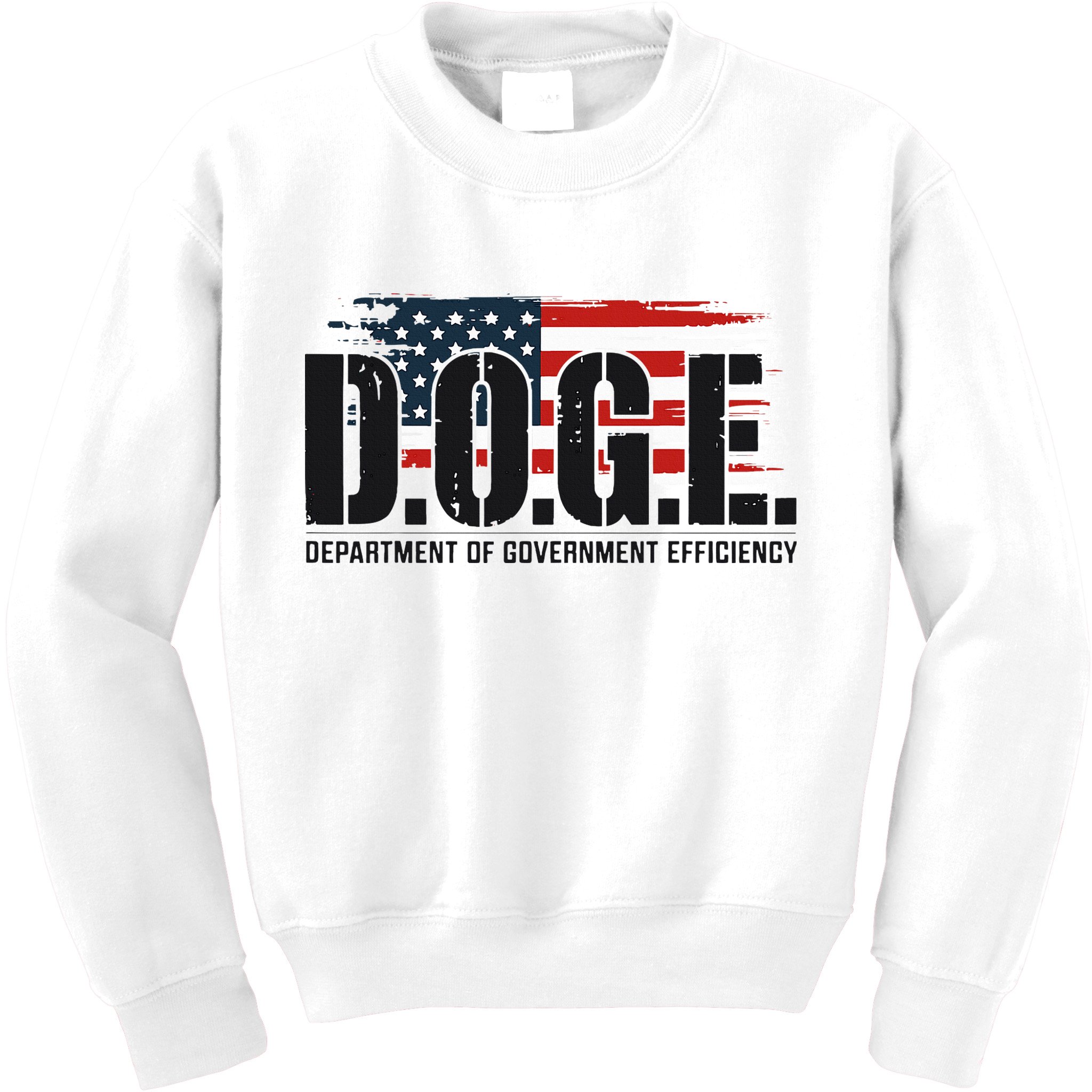 D.O.G.E Doge Department Of Government Efficiency Kids Sweatshirt