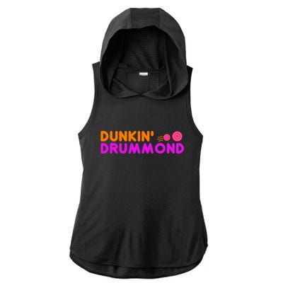 Dunkin Drummond Ladies PosiCharge Tri-Blend Wicking Draft Hoodie Tank