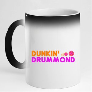 Dunkin Drummond 11oz Black Color Changing Mug