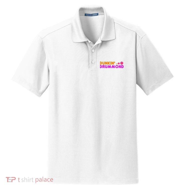 Dunkin Drummond Dry Zone Grid Polo