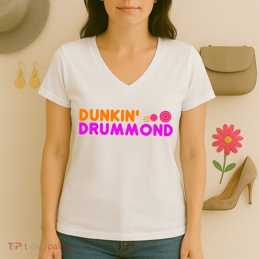Dunkin Drummond Women's V-Neck T-Shirt