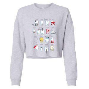 Dental Definitions Cropped Pullover Crew