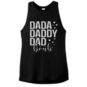 Dada Daddy Dad Bruh Awesome Like My Daughter FatherS Day Ladies PosiCharge Tri-Blend Wicking Tank