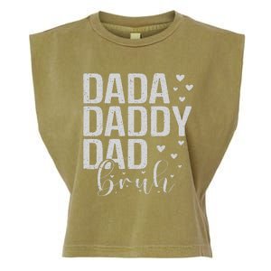 Dada Daddy Dad Bruh Awesome Like My Daughter FatherS Day Garment-Dyed Women's Muscle Tee