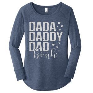 Dada Daddy Dad Bruh Awesome Like My Daughter FatherS Day Women's Perfect Tri Tunic Long Sleeve Shirt